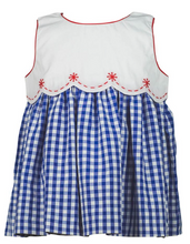 Load image into Gallery viewer, Firework Blue and White Dress
