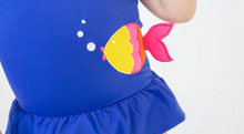 Load image into Gallery viewer, Ocean Fun Skirted Fish Swimsuit
