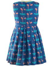 Load image into Gallery viewer, Flamingo Pleated Dress

