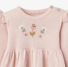 Load image into Gallery viewer, Floral Flutter Sleeve Dress with Bloomer
