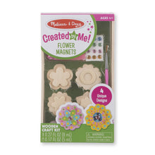 Load image into Gallery viewer, Created By Me!  Flower Magnets Wooden Craft Kit
