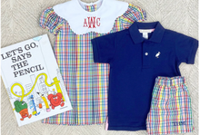 Load image into Gallery viewer, Frenchy Frock - Paint Set Plaid
