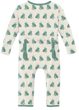 Load image into Gallery viewer, Natural Frog Prince Coverall with Zipper
