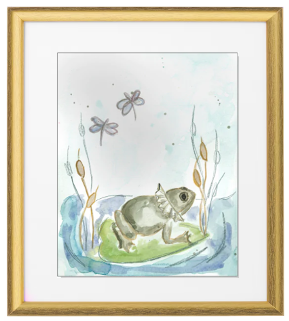 Frog Nursery Print