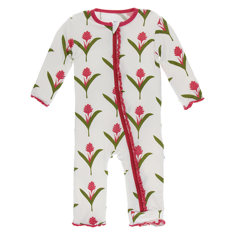 Red Ginger Flower Coverall