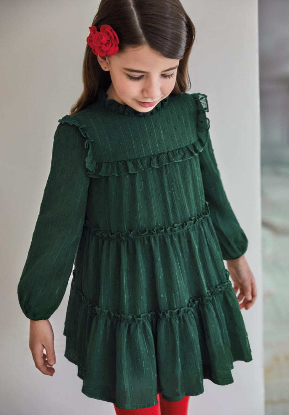 Plumeti Dress - Green