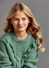 Load image into Gallery viewer, Green Fringed Sweater
