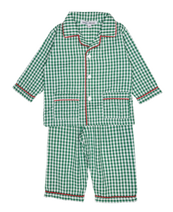 Green Gingham Pajama