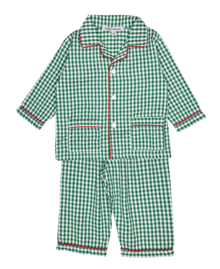 Green Gingham Pajama