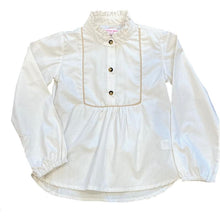 Load image into Gallery viewer, Gretchen Top - Khaki Micro Dot
