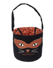 Load image into Gallery viewer, Cat Halloween Candy Bag
