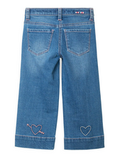 Load image into Gallery viewer, Stretch Denim Wide Leg Pants
