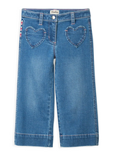 Load image into Gallery viewer, Stretch Denim Wide Leg Pants
