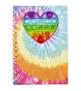 Heart Rainbow Popper Notebook