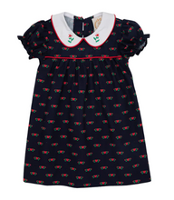 Load image into Gallery viewer, Holly Flannel Day Dress - A Kind Heart/Richmond Red
