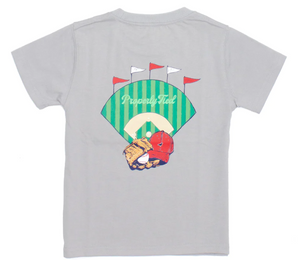 Home Run Short Sleeve Tee - Ice Grey