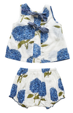 Load image into Gallery viewer, Blue Hydrangeas Two Piece Jaipur Set
