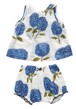 Load image into Gallery viewer, Blue Hydrangeas Two Piece Jaipur Set
