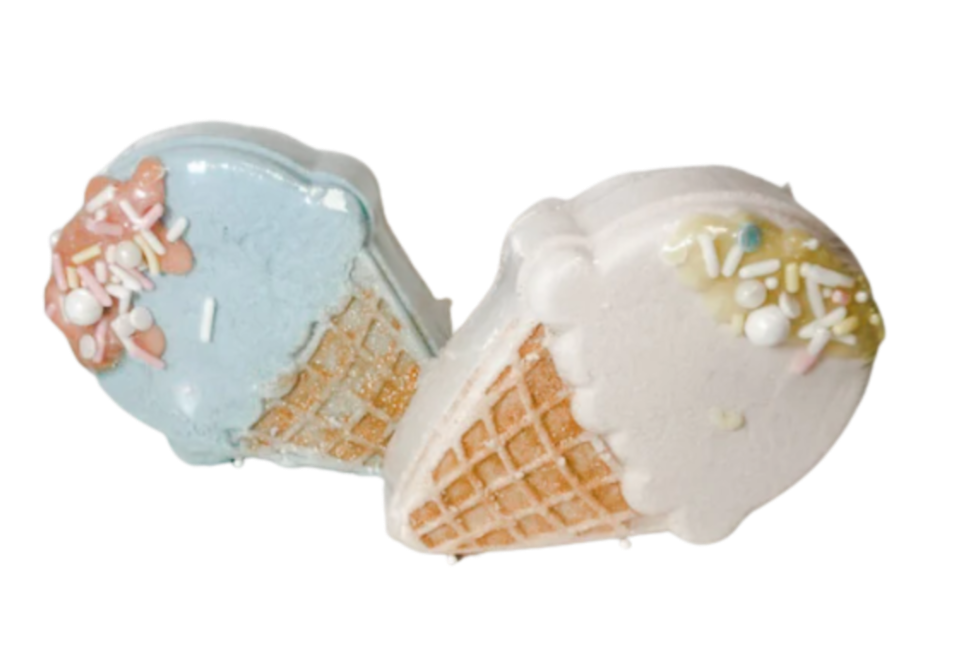 Fruit Loops Ice Cream Cone Bath Bomb