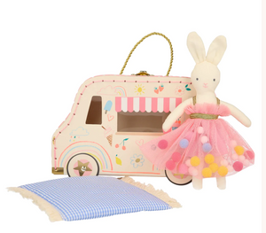 Ice Cream Van Bunny Mini Suitcase Doll