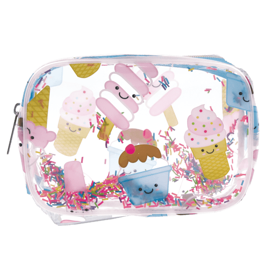 Ice Cream Treats Clear Small Cosmetic Bag
