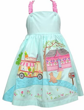 Load image into Gallery viewer, Aqua Ice Cream Truck Dress

