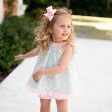 Load image into Gallery viewer, Tally Tie Floral Bloomer Set Bloomer / Banded Short Set
