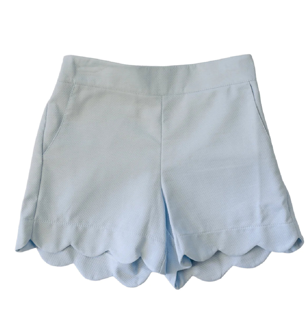 Blue Pique Penelope Shorts