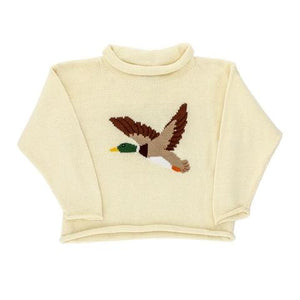 Mallard Duck Roll Neck Sweater