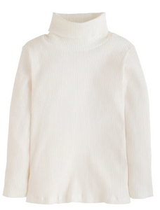 Ivory Ribbed Turtleneck