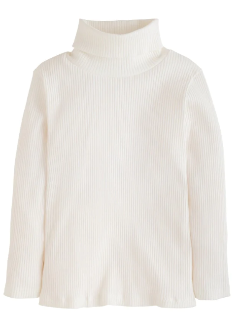 Ivory Ribbed Turtleneck