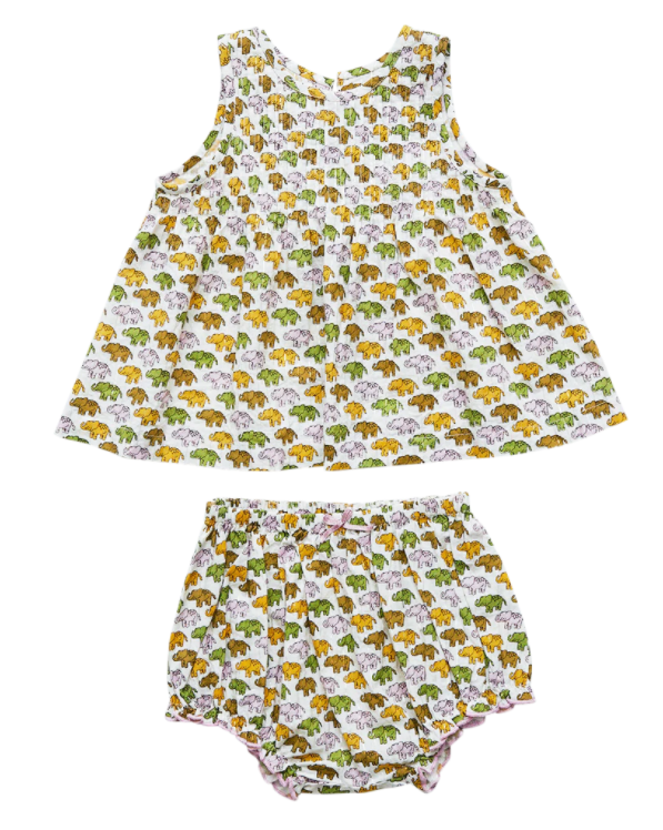 Jaipur 2 Piece Set - Chai Elephants