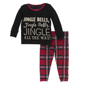 LS Jingle Bells Pajama Set