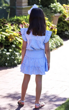 Load image into Gallery viewer, Juniper Blue Gingham Two Piece Set
