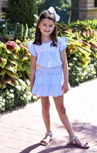 Load image into Gallery viewer, Juniper Blue Gingham Two Piece Set
