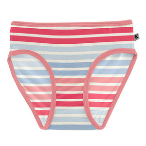 Cotton Candy Stripe Girls Underwear