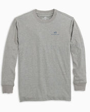Load image into Gallery viewer, Heather Grey Long Sleeve Tee Tacklebox Tee
