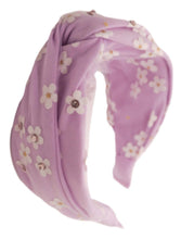 Load image into Gallery viewer, Crystal Tulle Daisy Twist Headband
