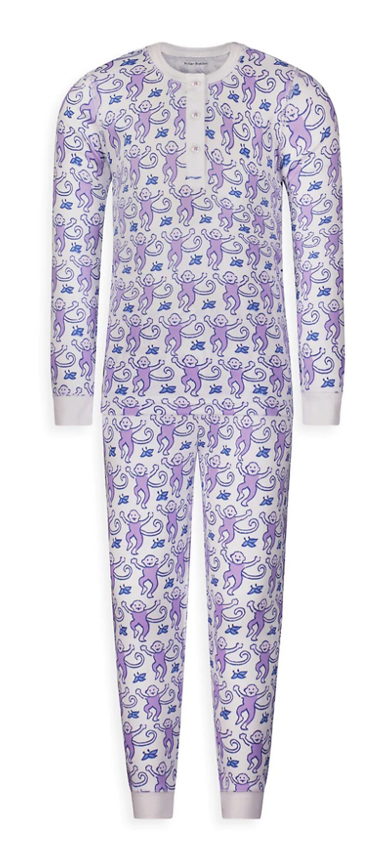 Lavender Monkey Pajamas