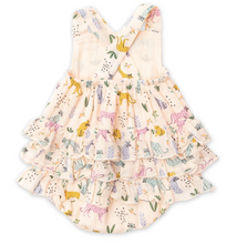 Load image into Gallery viewer, Leopards Ruffle Sunsuit
