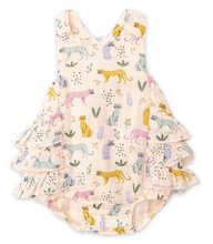 Load image into Gallery viewer, Leopards Ruffle Sunsuit
