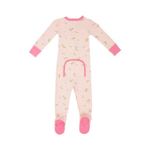 Load image into Gallery viewer, Linden Hall Letters Pink Noelle's Night Night Footie
