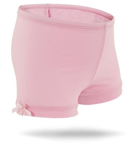 Light Pink Girls Spandex Shorts
