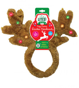 Plush Light Up Reindeer Headband