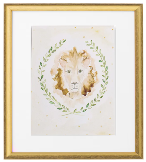 Lion Nursery Print