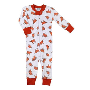 Longhorn Zipped Pajama