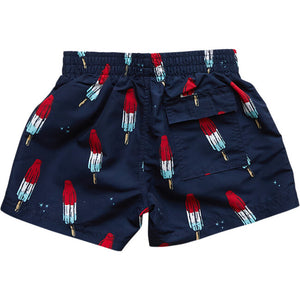 Dress Blues Rocket Pop Swim Trunk