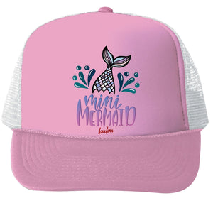 Mini Mermaid Trucker Cap - Light Pink