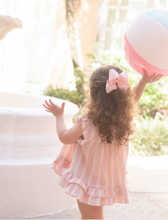 Load image into Gallery viewer, Madison Bloomer Set - Pink Stripe Gauze
