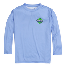 Load image into Gallery viewer, Light Blue Long Sleeve Mahi Mahi Performance T-Shirt

